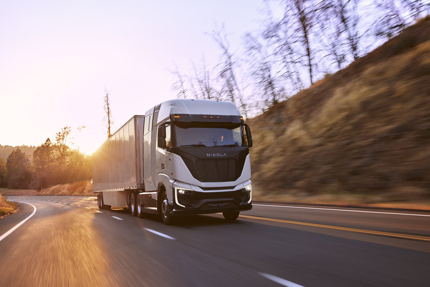 ZF DEBUTS ONGUARDMAX AND ONSIDEALERT ON NIKOLA HYDROGEN FUEL CELL ELECTRIC TRUCK